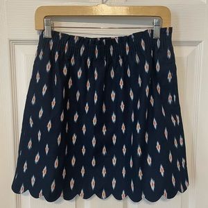 J Crew Scalloped Skirt